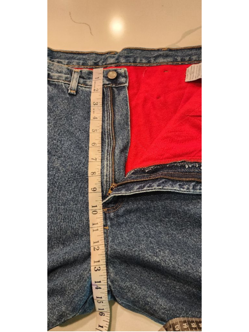 Wrangler Rugged Wear Thinsulate Insulated Jeans Mens 40x32 Blue Relaxed Fit NWT - Picture 13 of 13